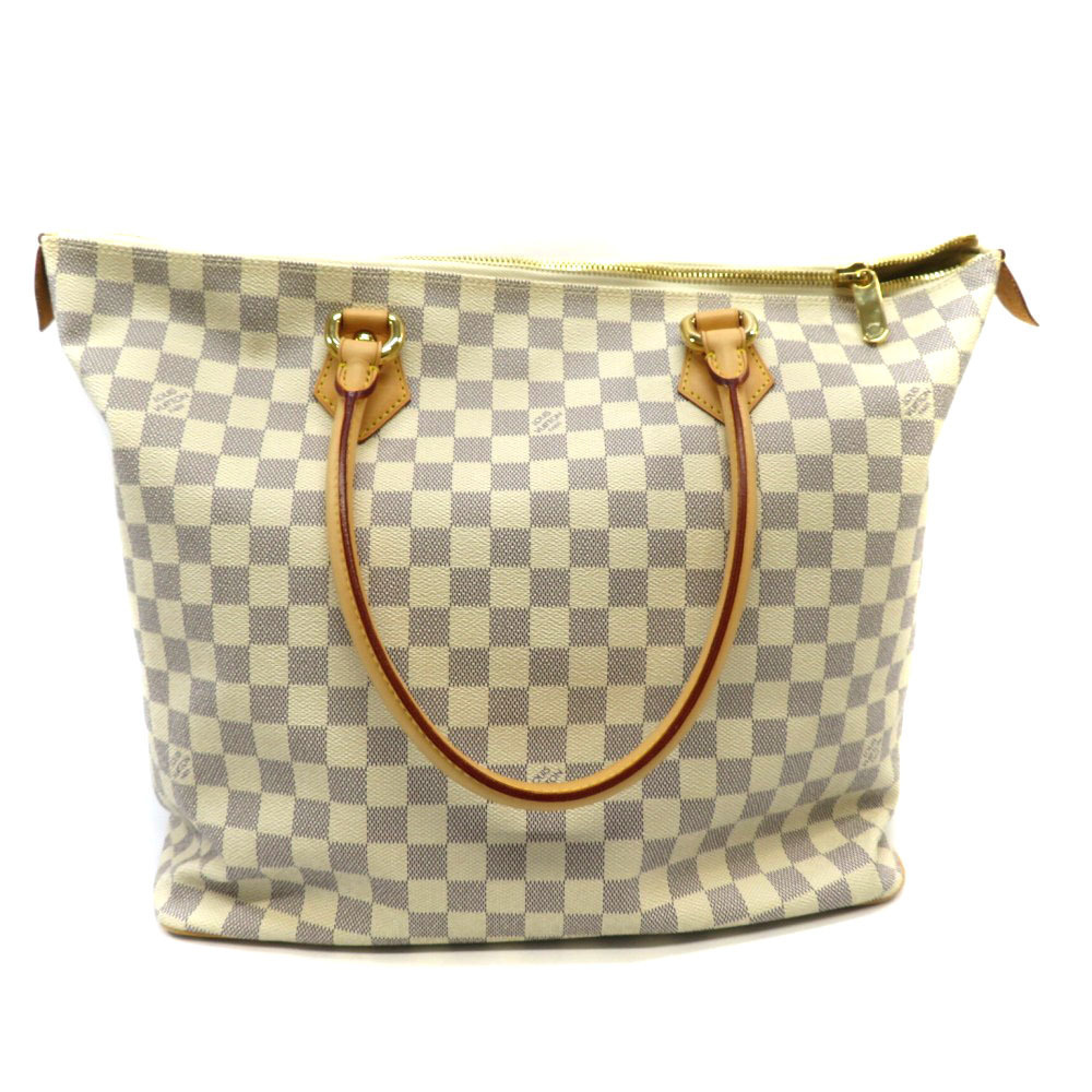Louis Vuitton Saleya Bag White Tote Azur White Damier